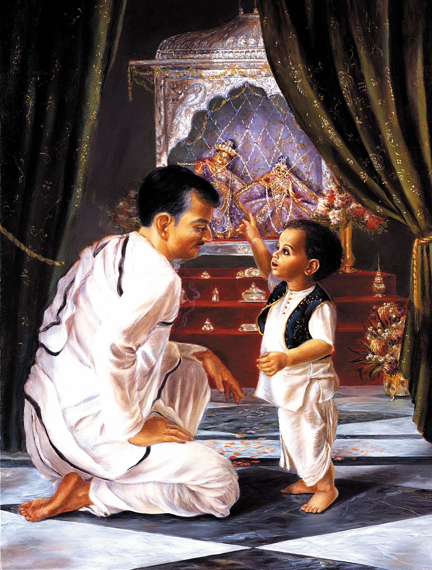 Prabhupada Child Radha Govinda