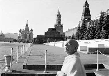 Шрила Прабхупада в Москве на Красной Площади