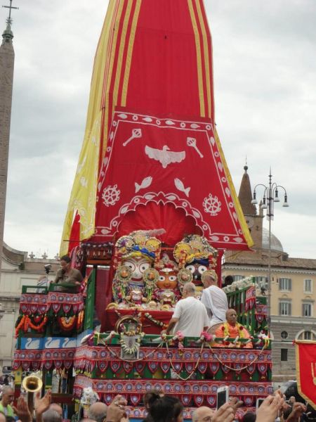 The grand Rathayatra chariot came from Milan