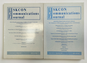 Журнал кооомуникации ИСККОН, 2 части (на англ. языке)