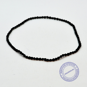 Кантхималы (бусы) из Туласи. 1 ряд. С Радха-кунды (эксклюзив). Мелкие. Темные. Необычный дизайн!