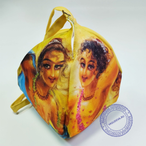 Мешочек для четок "Гаура Нитай", желтый