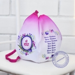 Мешочек для четок "Шри Радха", розовый