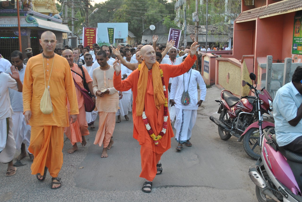 Вьяса-пуджа фестиваль Е.С. Бхакти Викаши Свами Махараджа (c 23 по 25 января 2015 года, Канчипурам, Тамил Наду, Индия)