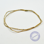 Кантхималы (бусы) из Туласи с Радха-кунды (мелкие). 2 ряда. 2 мм (эксклюзив).