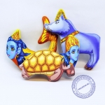 Мягкие игрушки "Матсья, Курма, Вараха", 14 см