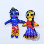 Мягкие игрушки "Радха и Кришна", мини. 10 см