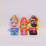 Мягкие игрушки "Джаганнатх, Баладева, Субхадра", мини 6 см.