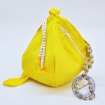 Мешочек для четок с замочком "Викаш", жёлтый