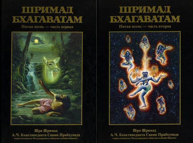 А.Ч. Бхактиведанта Свами Прабхупада - Шримад-Бхагаватам. Песнь 5. Движущая сила творения. Обложка